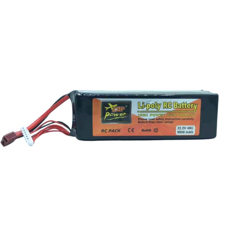6s Li-Po Battery 45C, 5500mAh, 22.2V