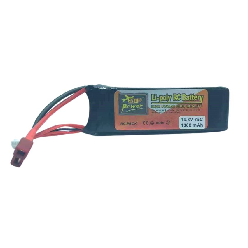 4S Li-Po Battery 75C, 1300mAh, 14.8V