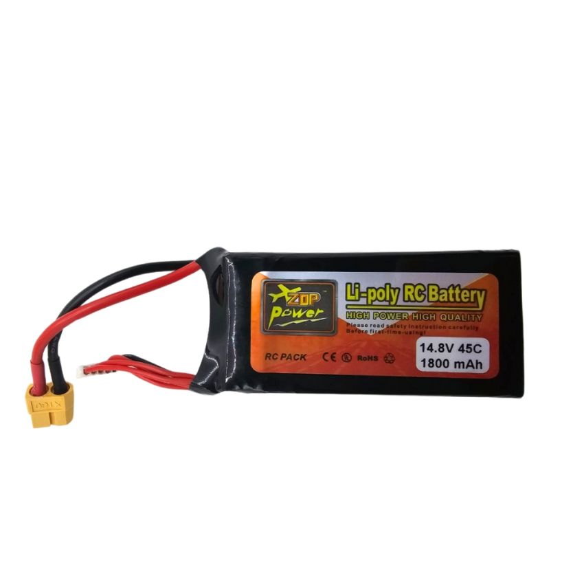 4s Li-Po Battery 45C, 1800mAh, 14.8V