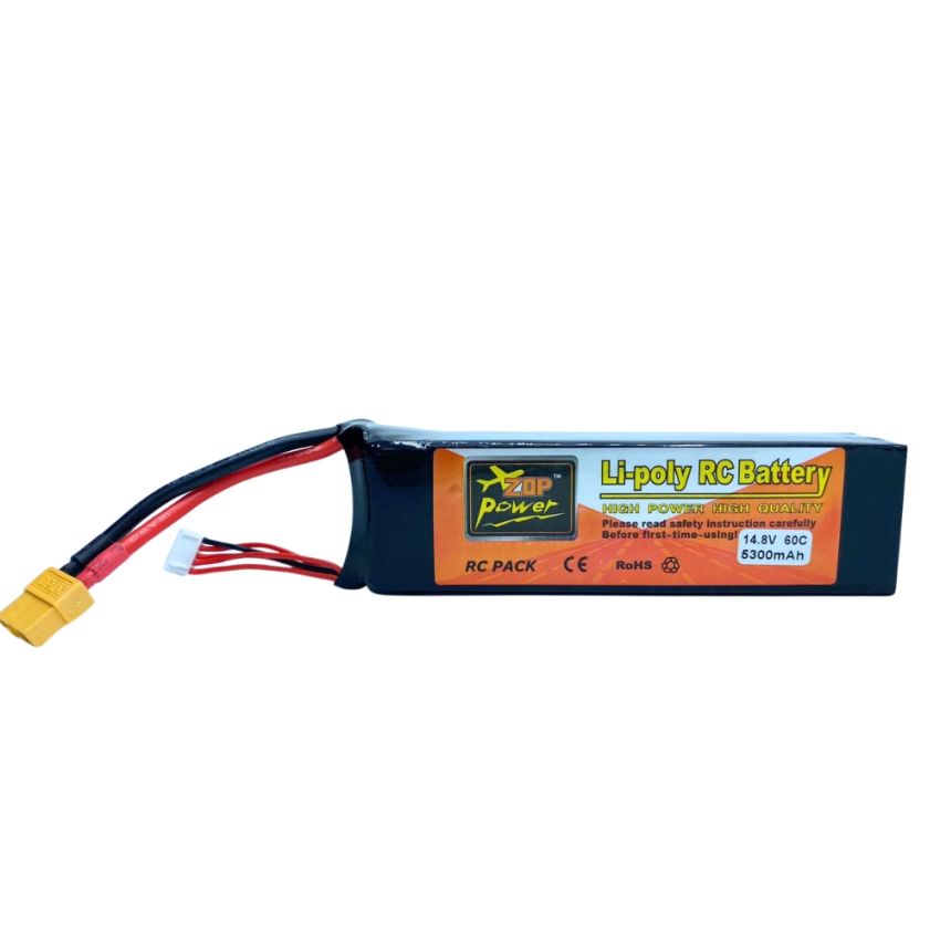 4s Li-Po Battery  60C, 5300mAh, 14.8V