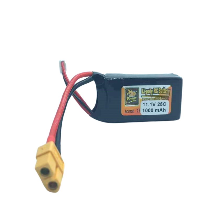 3s Li-Po Battery  25C, 1000mAh, 11.1V