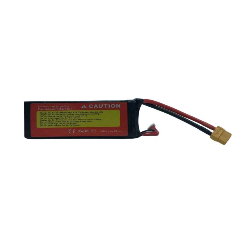 3s Li-Po Battery  25C, 3800mAh, 11.1V