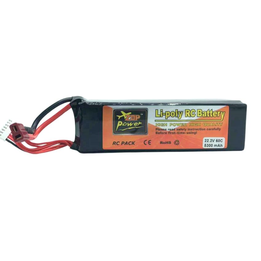 6s Li-Po Battery  60C, 5300mAh, 22.2V
