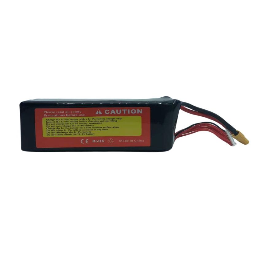 6s Li-Po Battery 60C, 6200mAh, 22.2V