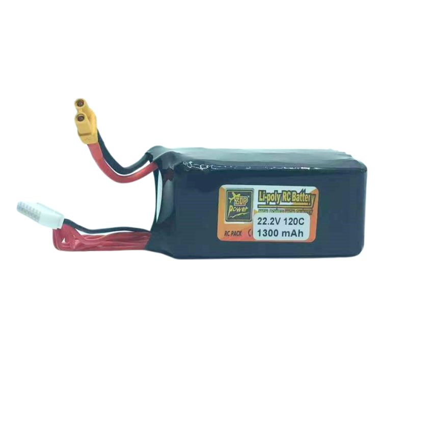 6s Li-Po Battery 120C, 1300mAh, 22.2V