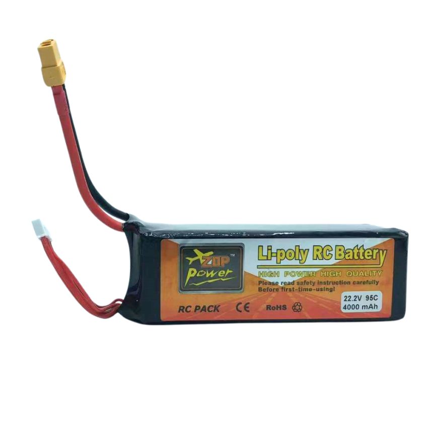 6s Li-Po Battery 95C, 4000mAh, 22.2V