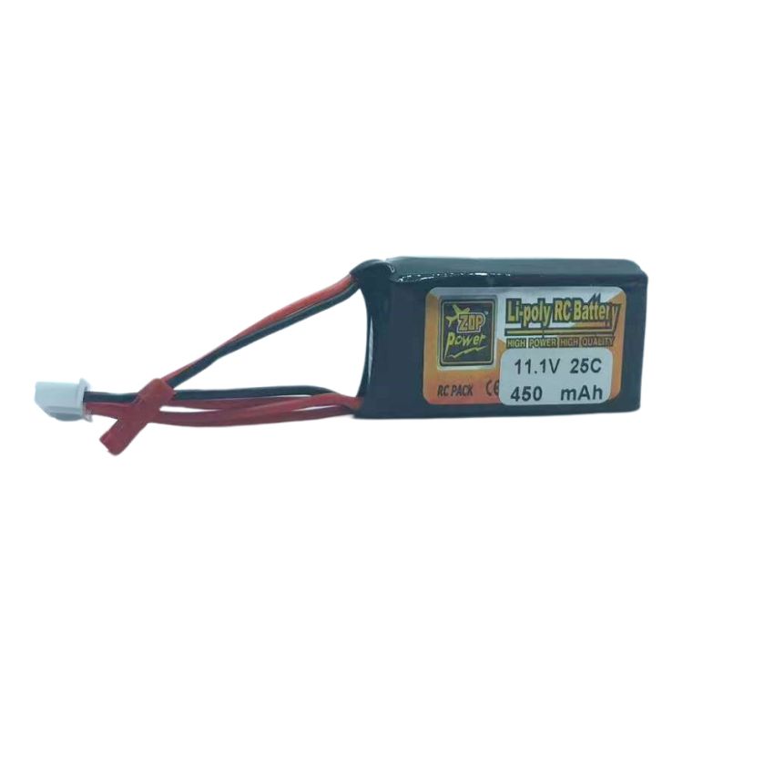 3s Li-Po Battery 25C, 450mAh, 11.1V
