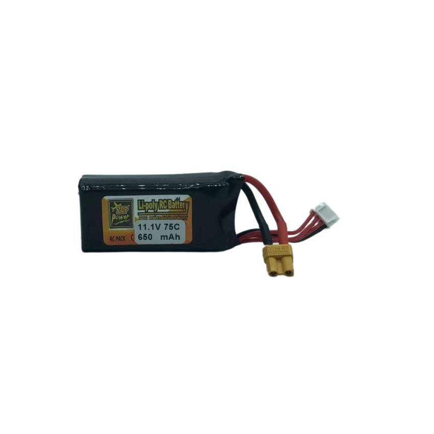 3S Li-Po Battery 75C, 650mAh, 11.1V