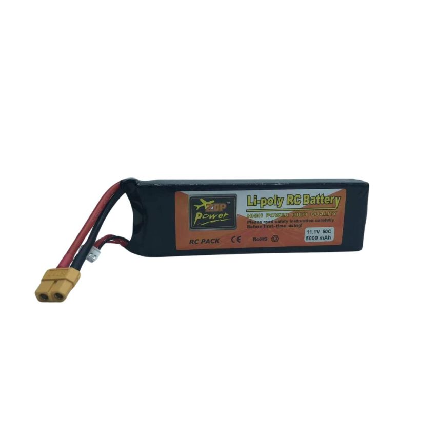 3S Li-Po Battery 50C, 5000mAh, 11.1V