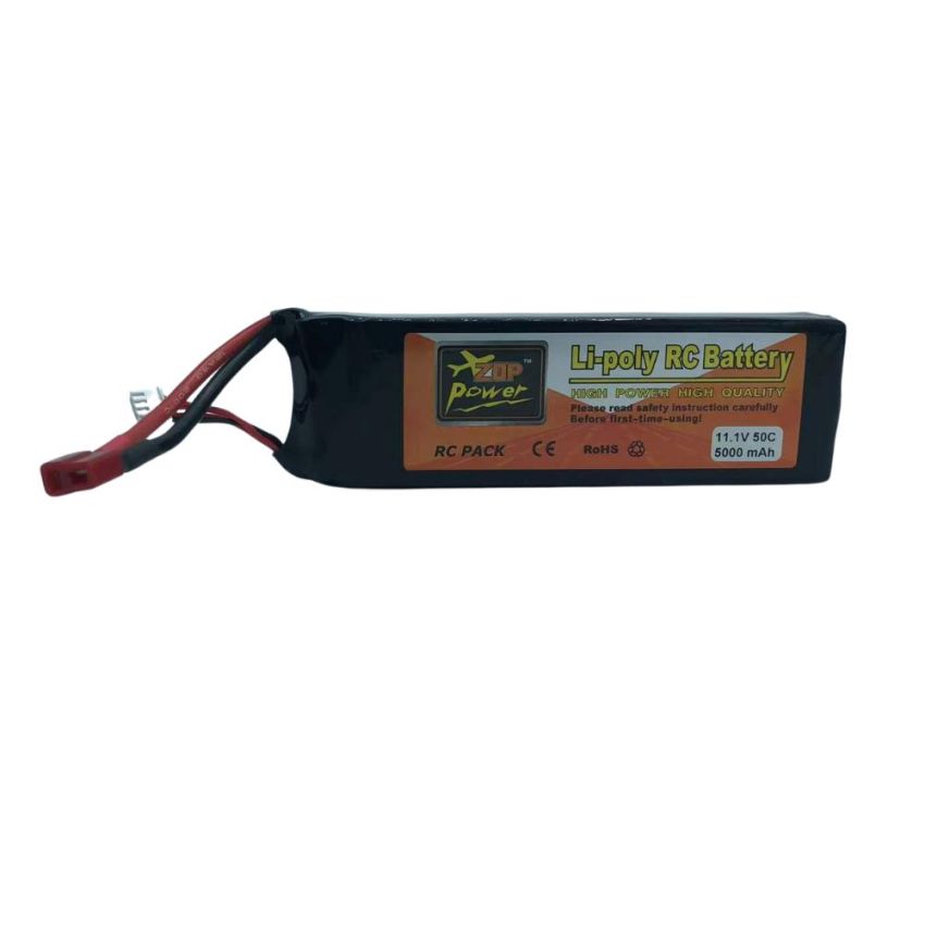 3S Li-Po Battery 50C, 5000mAh, 11.1V