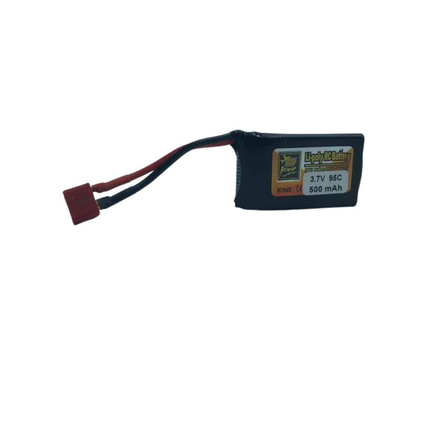 1S Li-Po Battery 95C, 500mAh, 3.7V