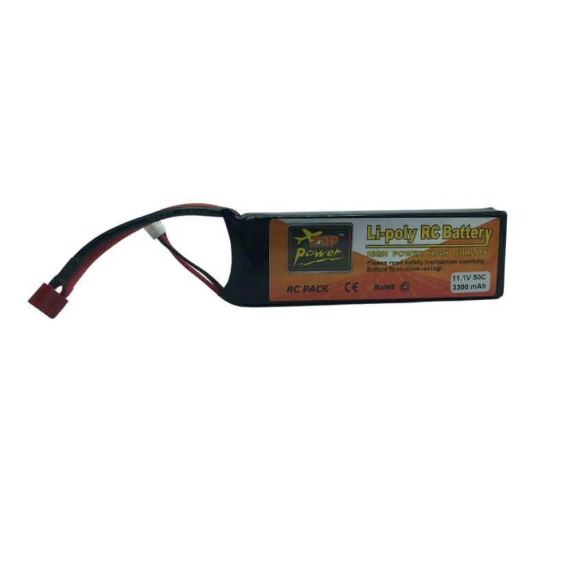 3S Li-Po Battery 50C, 3300mAh, 11.1V