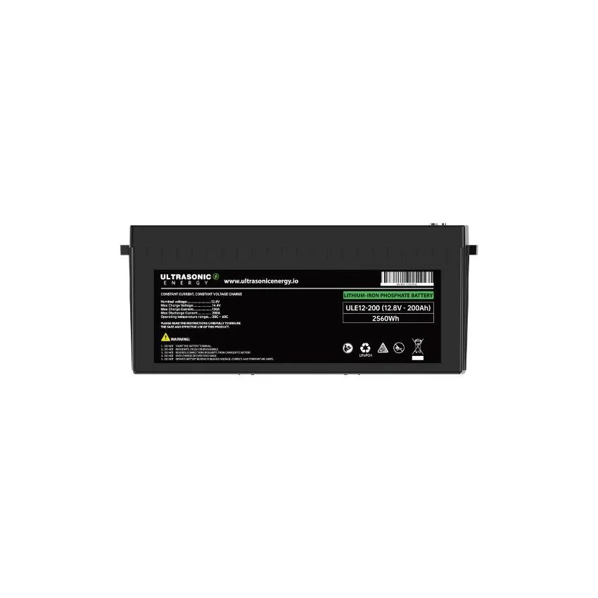 ULE12-200 LiFePO4 Battery VOLTAGE: 12.8V CAPACITY: 200Ah