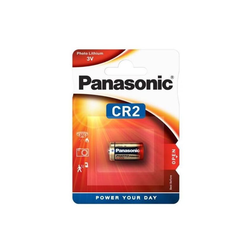 Panasonic CR2 Lithium Battery 3 V, 850 mAh