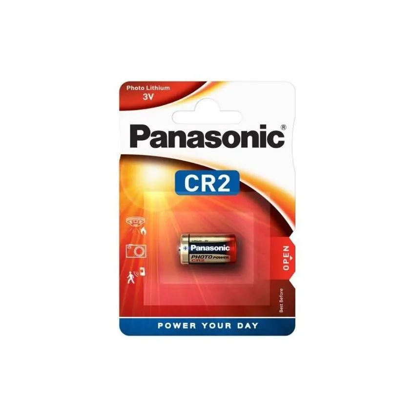 Panasonic CR2 Lithium Battery 3 V, 850 mAh