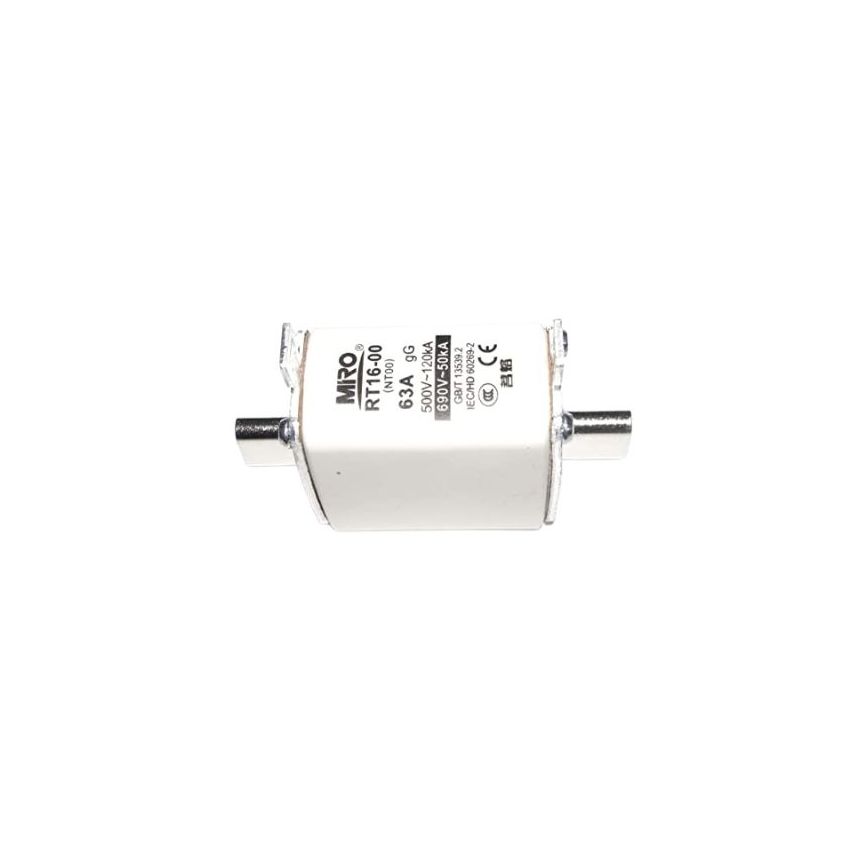 NT00 660V-50KA,Ceramic Fuse Link NT00,63A