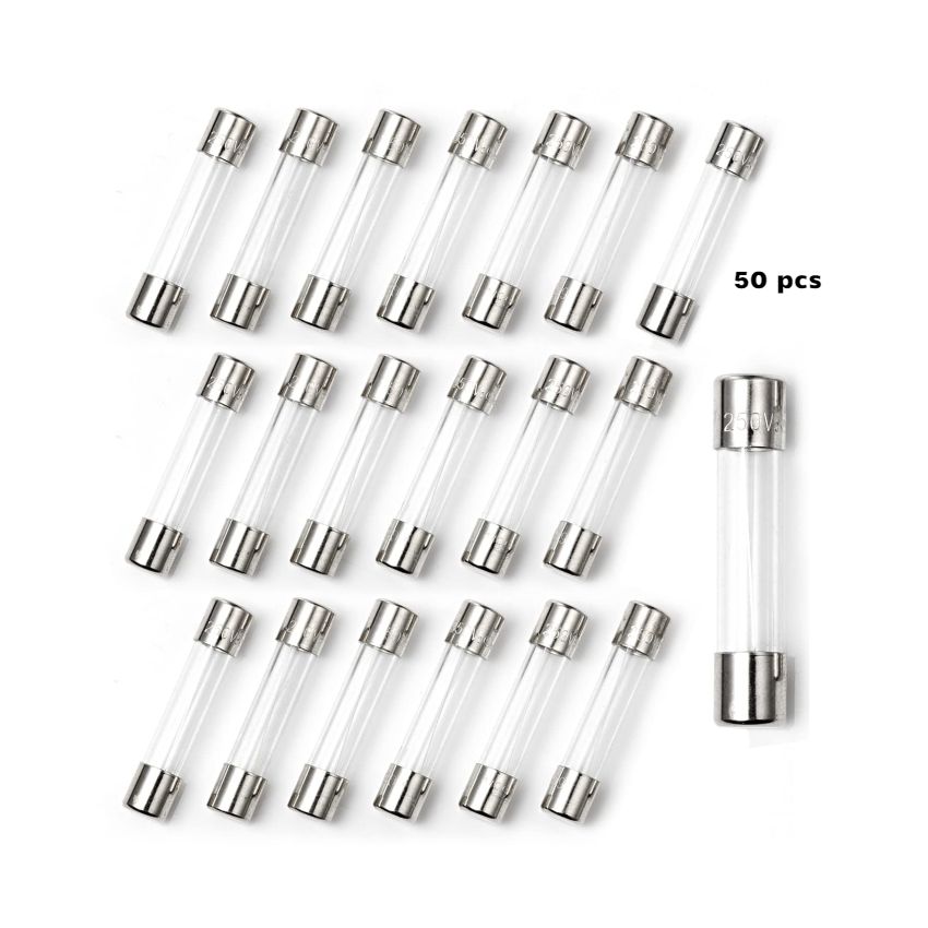 FUSE 15A 5X20 GLASS 50 Pcs/pack