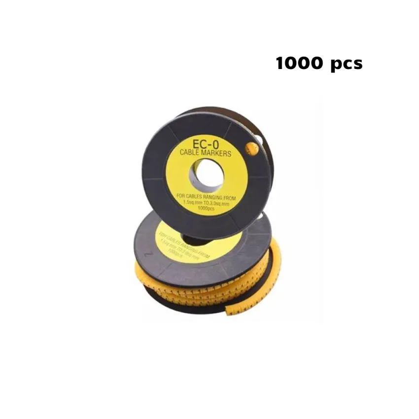 EC-0 EC TYPE CABLE MARKER 1000pcs/roll