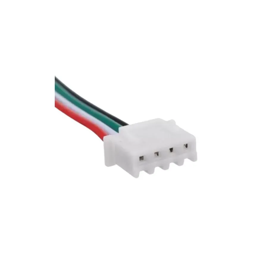 2.54mm JST Wire Connector, 4-Pin, with 3-Wire Cable, 10cm Length