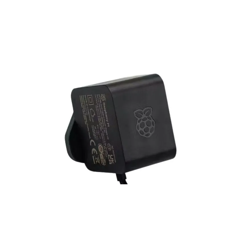 SC1158, Raspberry Pi 27W USB-C Power Supply Black, UK (Type G)