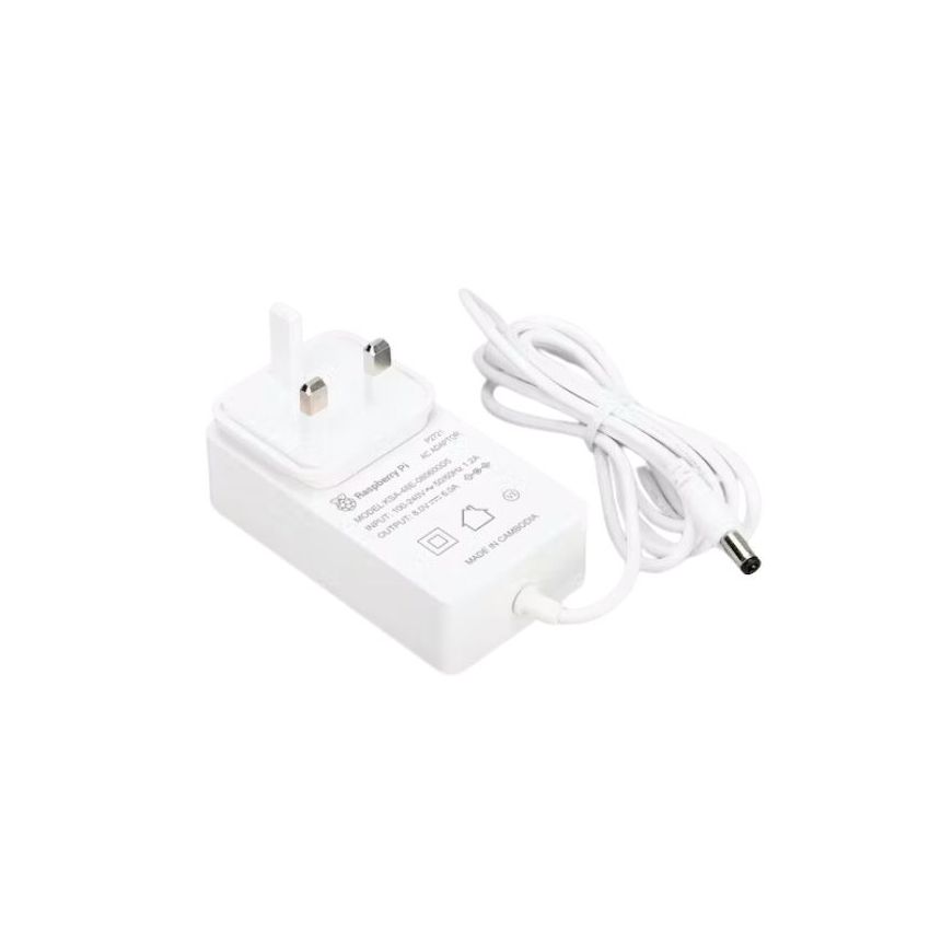 Raspberry Pi 48W Power Supply, UK, White