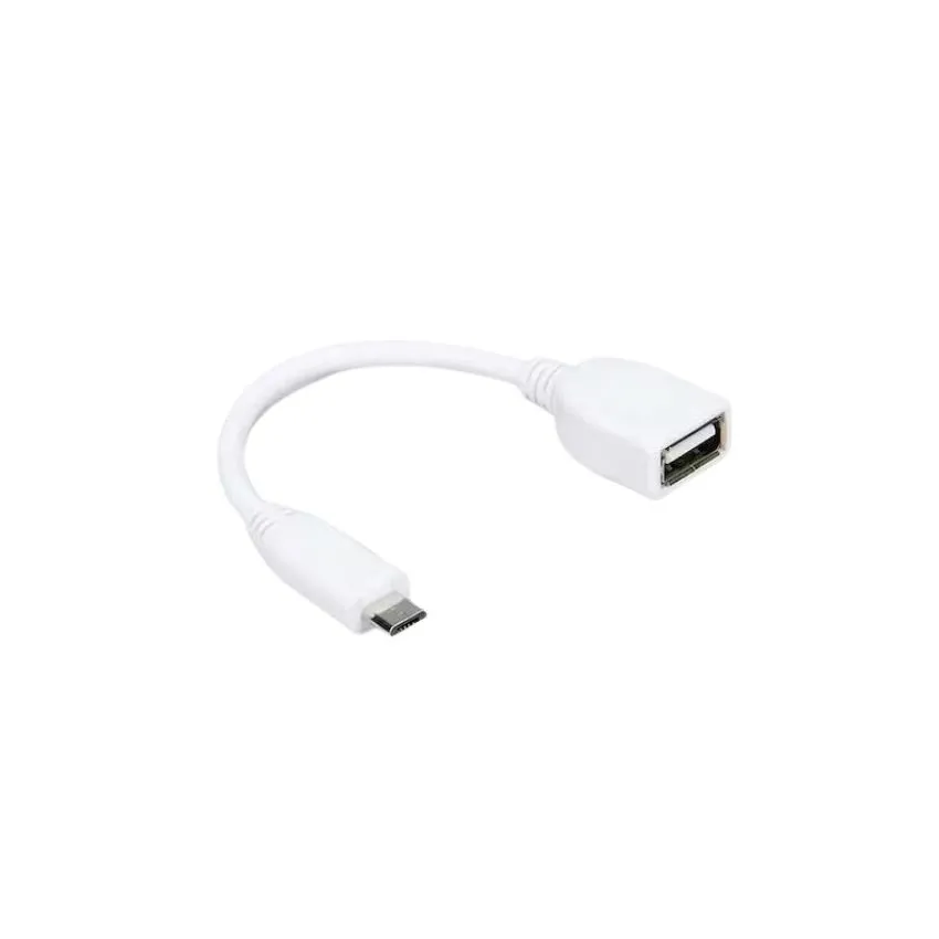 USB-A to Micro-USB Cable, 8cm, White