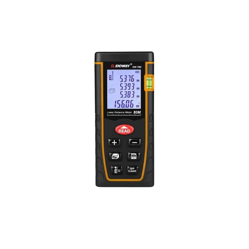 SNDWAY Digital Laser Rangefinder 80M Distance Meter Tape Measure Area Volume