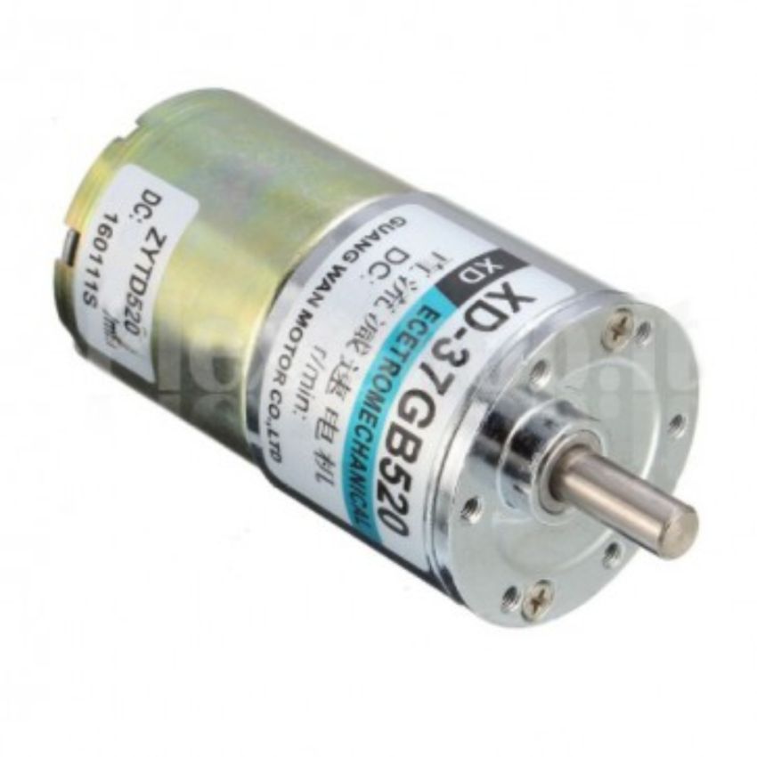 XD-37GB520YSY, Gear Motor - DC 12V, High Torque 50 RPM-deal for DIY Projects and Robotics