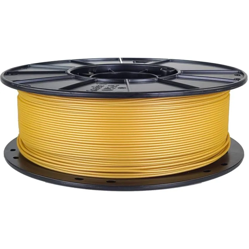 3D Printer Filament,1.75mm,Gold,PLA,1kg