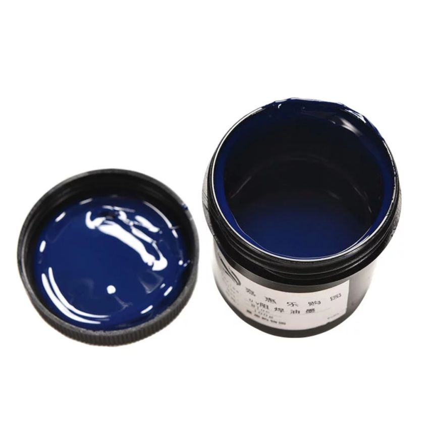 UV Curable Solder Mask PCB Ink, Blue,100g