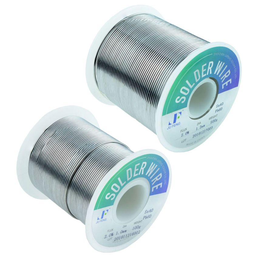 Rosin Activated Core Solder Wire, 1.6mm Diameter, 2.2% Flux, 200gm Spool,60/40