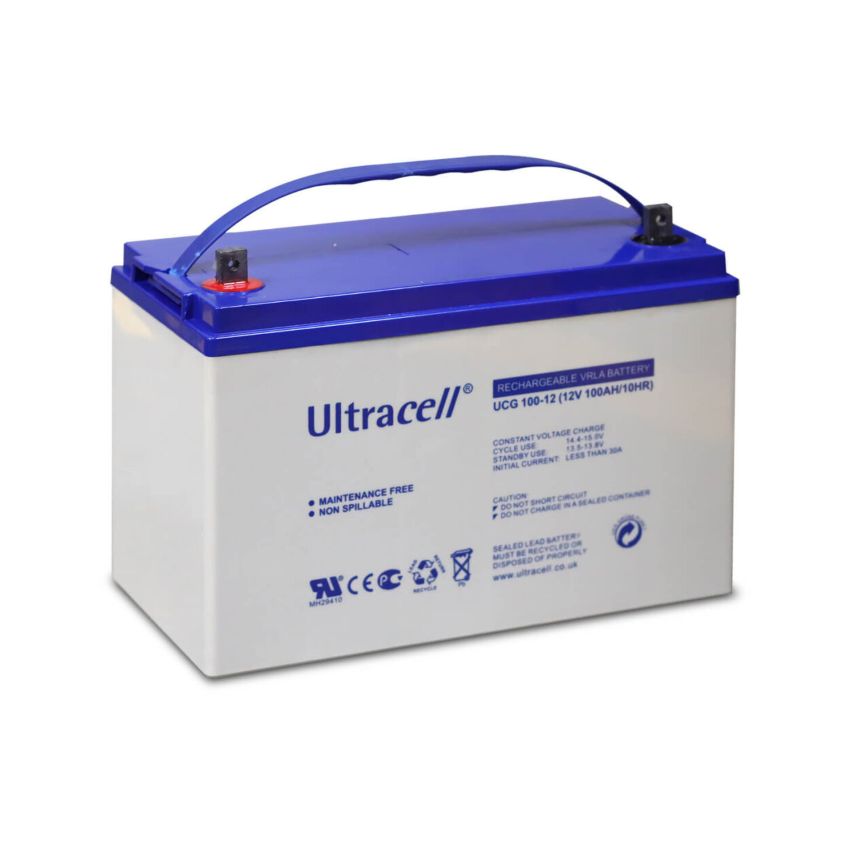 UCG100-12 - Ultracell, 100Ah, 12V, Lead-Acid Battery