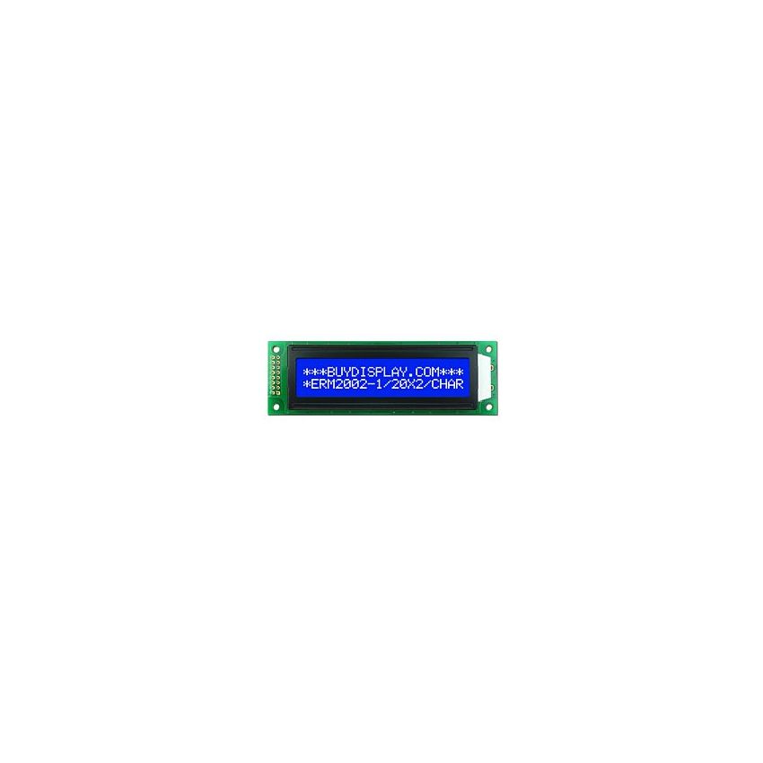 LCD Display 20x2 Blue Backlight for Arduino  5V DC, 20 Characters.