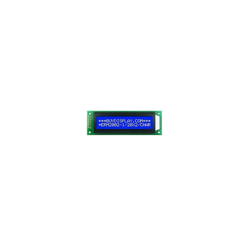 LCD Display 20x2 Blue Backlight for Arduino  5V DC, 20 Characters.