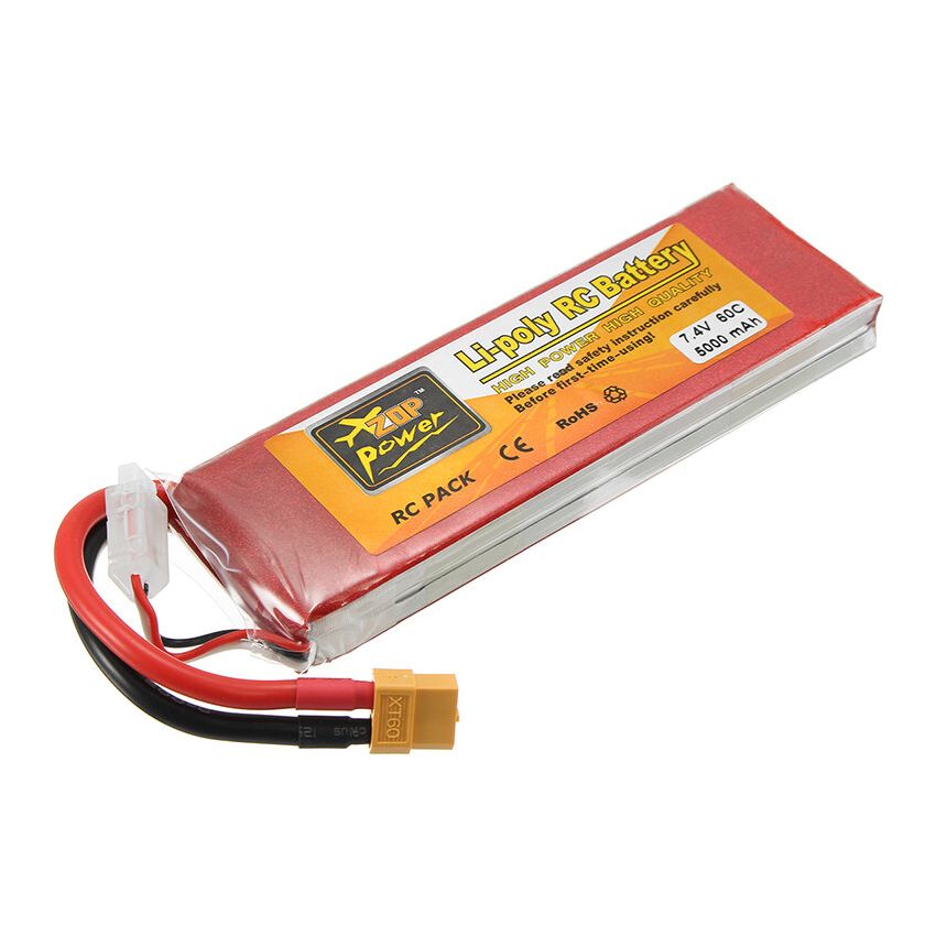 2s 5000mah RX/TX zop power