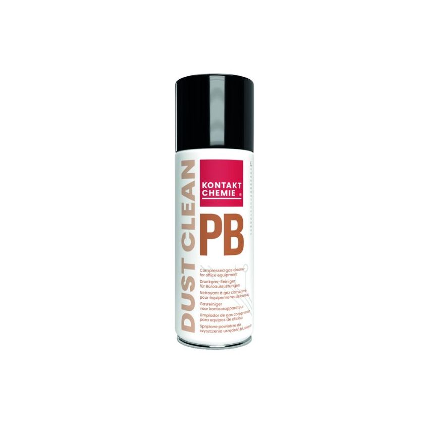 DUST CLEAN PB Office Equipment Cleaner – 400 ML High-Pressure Gas Duster for Electronics, Residue-Free, with Precision Tube