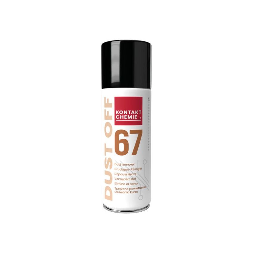 DUST OFF 67 Precision Dust Remover – 200 ML Aerosol, Hydrofluorolefin Based, Non-Flammable, for Sensitive Electronics