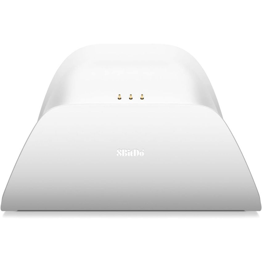 80NA01 8BitDo Ultimate Bluetooth Controller White Wireless Charging Dock