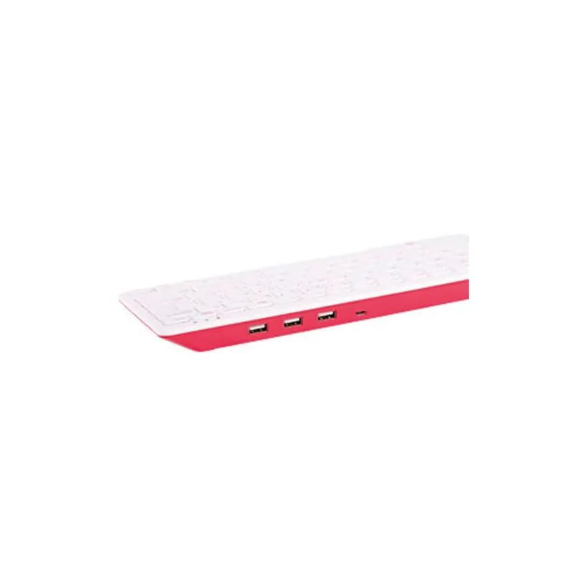 Raspberry Pi Keyboard & Hub, UK, red/white