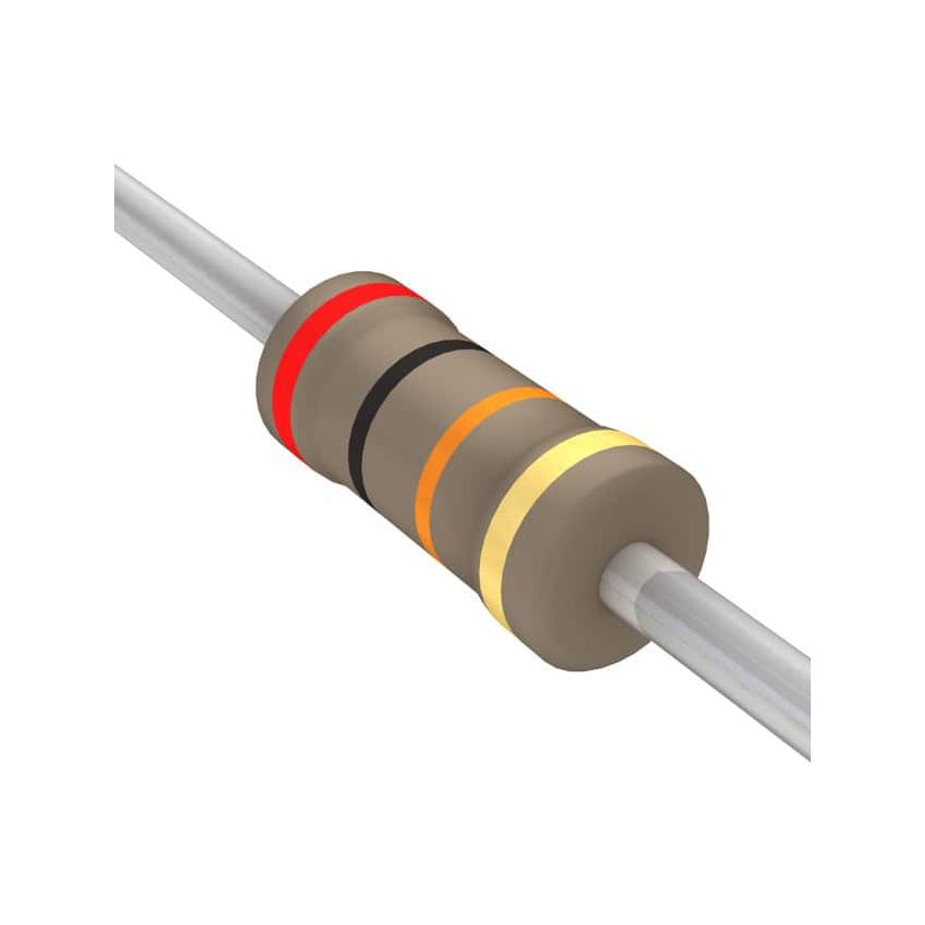 20K OHM 1/2W THROUGH HOLE RESISTOR