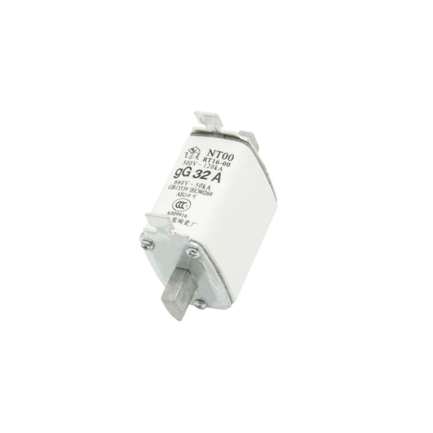 NT00, gL 32A Cylindrical Industrial Fuse - 500V 120kA, 660V 50kA, IEC269, VDE0636, 32 Amp Protection
