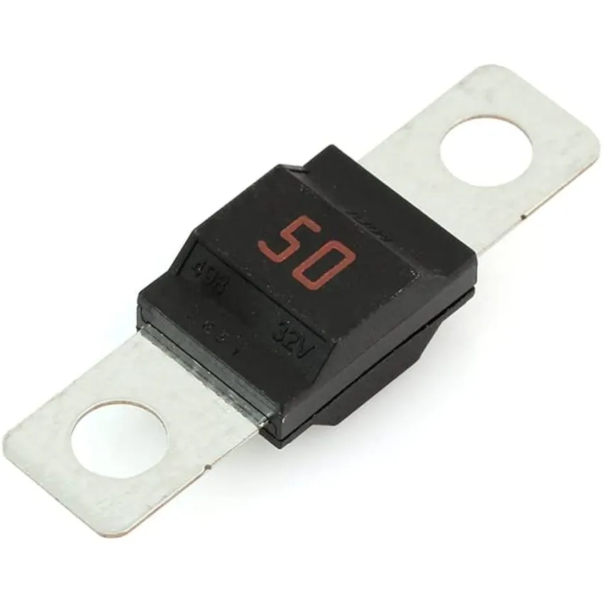 0498050MXT MIDI Mega Fuse 50A 32VDC BoltDown Automotive Power Fuse