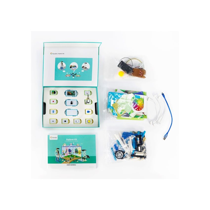 Crowbits Explorer Kit – Micro:bit-Based STEM Learning with Plug-and-Play Modules & Graphical Programming