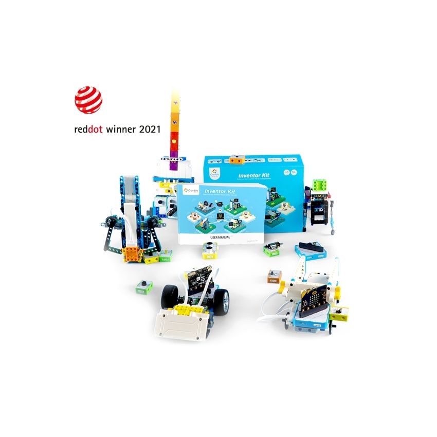 Crowbits-Inventor Kit for Micro: bit Starter programming kit, Robot Toy for Learning Code