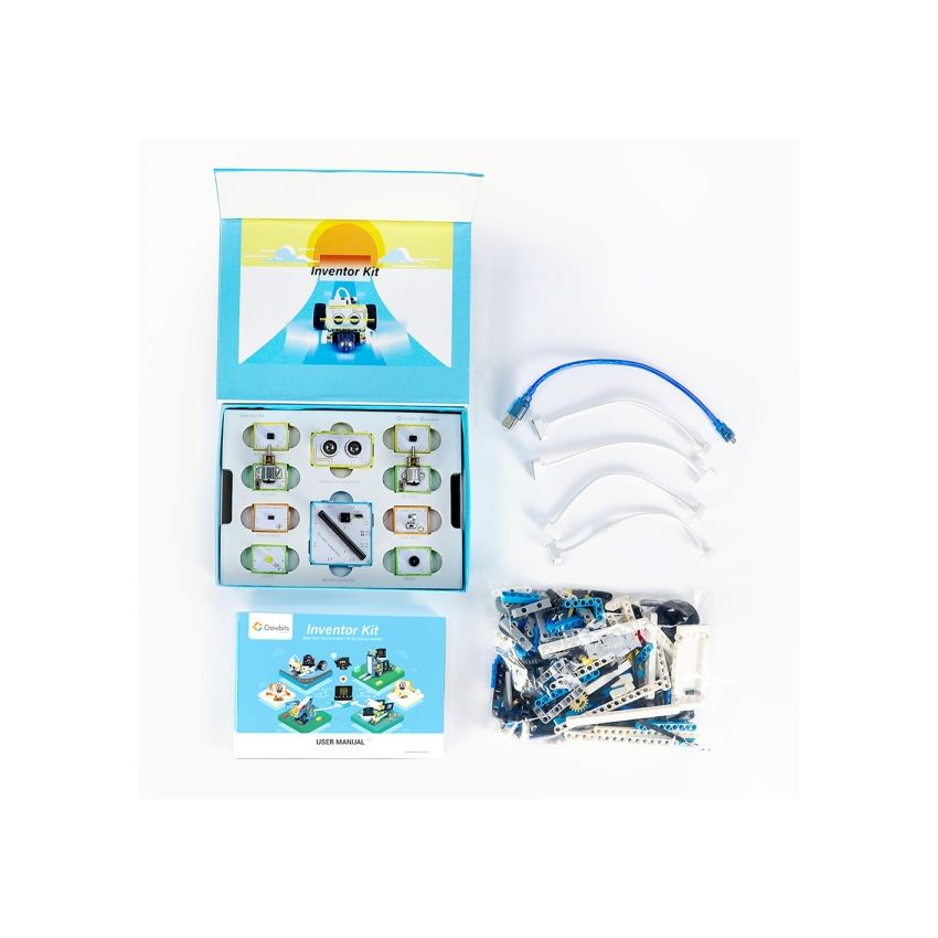 Crowbits-Inventor Kit for Micro: bit Starter programming kit, Robot Toy for Learning Code