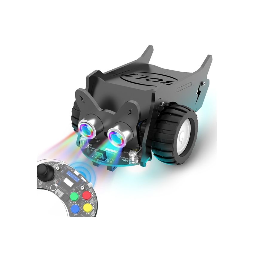 Crowbot Bolt – Programmable Smart Robot Car, AI & Obstacle Avoidance, STEM Robotics Kit