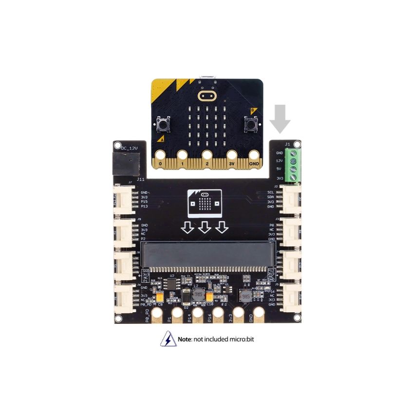 Crowtail STEAM Edu Kit for Micro:bit – 12 Modules, 17 Tutorials, Plug-and-Play STEM Learning Kit