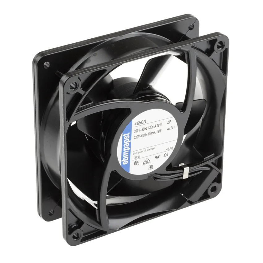 4650N EBMPapst AC Axial Fan 230V 120x120x32mm 19W Ball Bearing