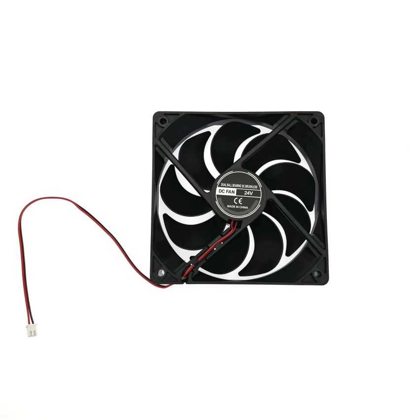 12025 Axial Cooling Fan 24V DC 120x120x25mm Dual Ball Bearing Brushless