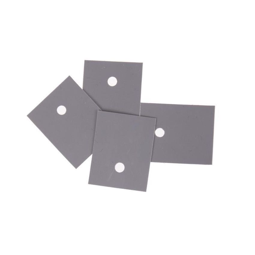 Mica Insulator Pad TO247 25x20mm Silicone Rubber Coated High Voltage Isolation